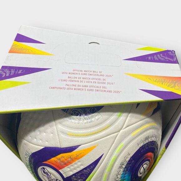 Adidas UEFA Womens Euro 2025 Official Pro Soccer Ball JH1261 Size 5 Set of 2 New - Picture 5 of 9
